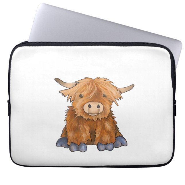 Huggy Harry - Part of my Fluffy Friends Series Cla Laptop Sleeve (Front)