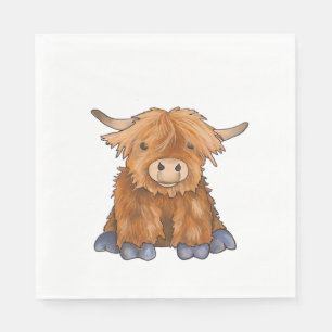 Huggy Harry - Part of my Fluffy Friends Series Cla Napkins