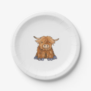 Huggy Harry - Part of my Fluffy Friends Series Cla Paper Plates