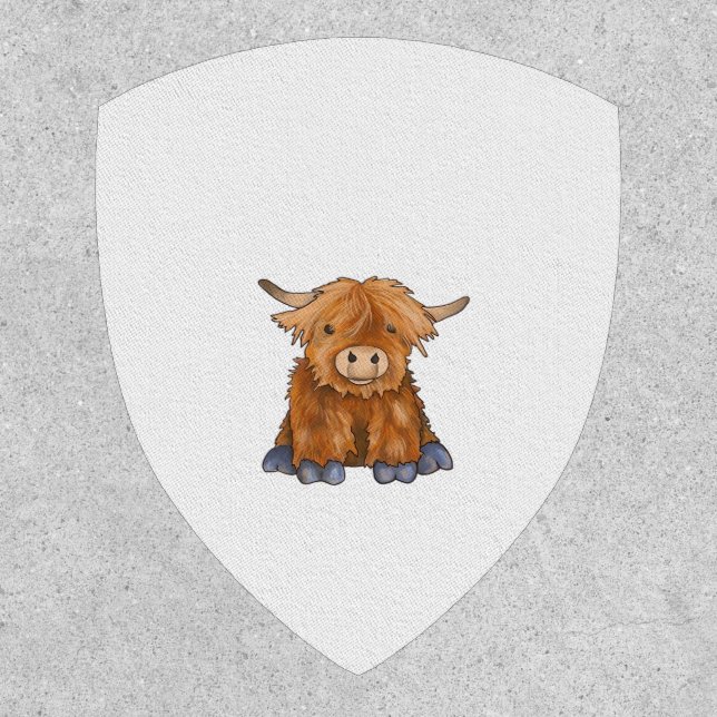 Huggy Harry - Part of my Fluffy Friends Series Cla Patch (Front)