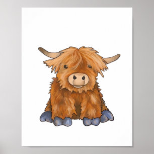 Huggy Harry - Part of my Fluffy Friends Series Cla Poster