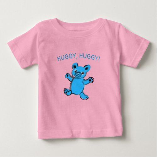 huggy huggy teddy bear baby T_Shirt