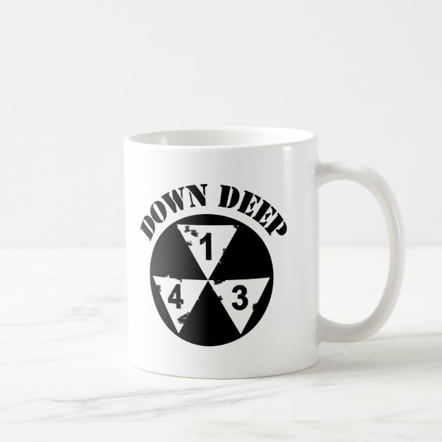 Hugh Howey Down Deep Wrencher Mug (Right)