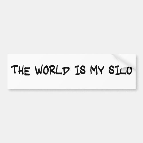 Hugh Howey WOOL The World Is My Silo Sticker