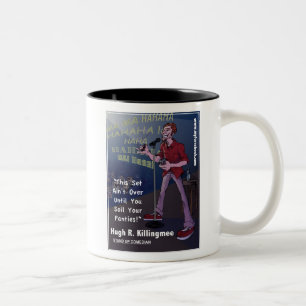 Hugh R. Killingmee- myFarcebook.com Stand-Up Comed Two-Tone Coffee Mug