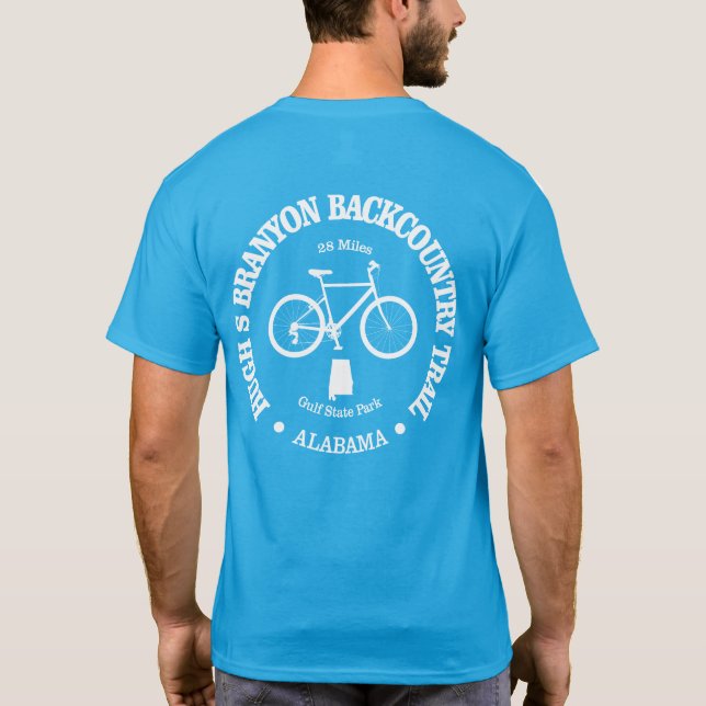 Hugh S Branyon Backcountry Trail (cycling) T-Shirt (Back)