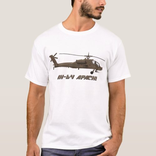 Hughes AH_64 Apache T_Shirt