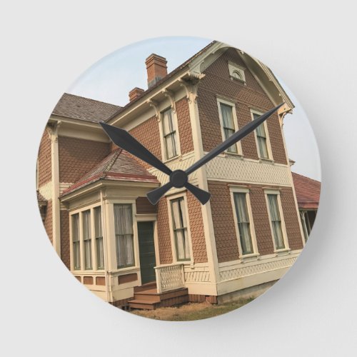 Hughes House Cape Blanco Oregon Coast Round Clock