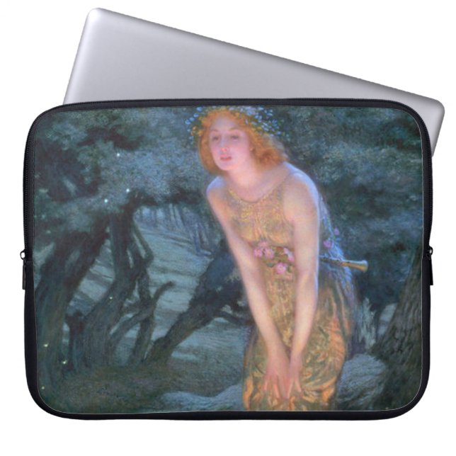 Hughes' Midsummer's Eve Fairies Laptop Sleeve (Front)