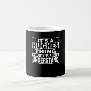 HUGHES Surname Personalized Gift Coffee Mug