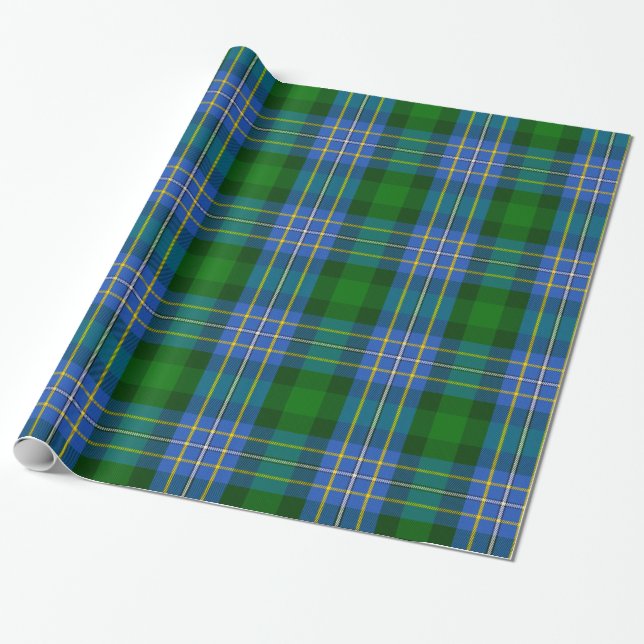 Hughes Tartan Wrapping Paper (Unrolled)