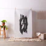 Huginn and Muninn Viking Ravens Ink Design Fabric