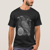 Huginn & Muninn u2013 Viking Ravens Norse Knotwork
