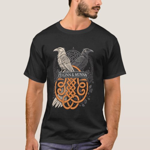 Huginn & Muninn Viking - Celtic Knotwork Ravens - 