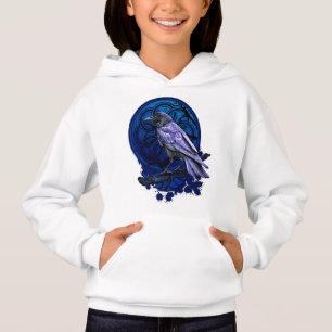 Huginn the Raven Midnight Nordic Tidings Hoodie