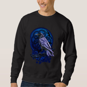 Huginn the Raven Midnight Nordic Tidings Sweatshirt