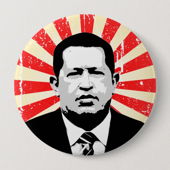 Hugo Chavez Button (Front)