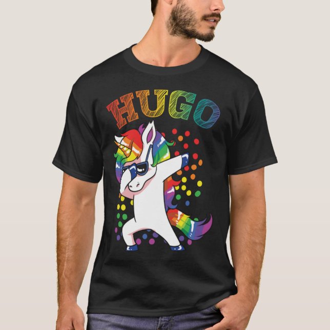 Hugo Dabbing Unicorn T-Shirt (Front)