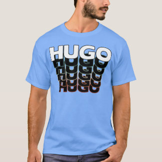 Hugo Funny Retro Vintage Sunset Hugo 80s 90s frien T-Shirt