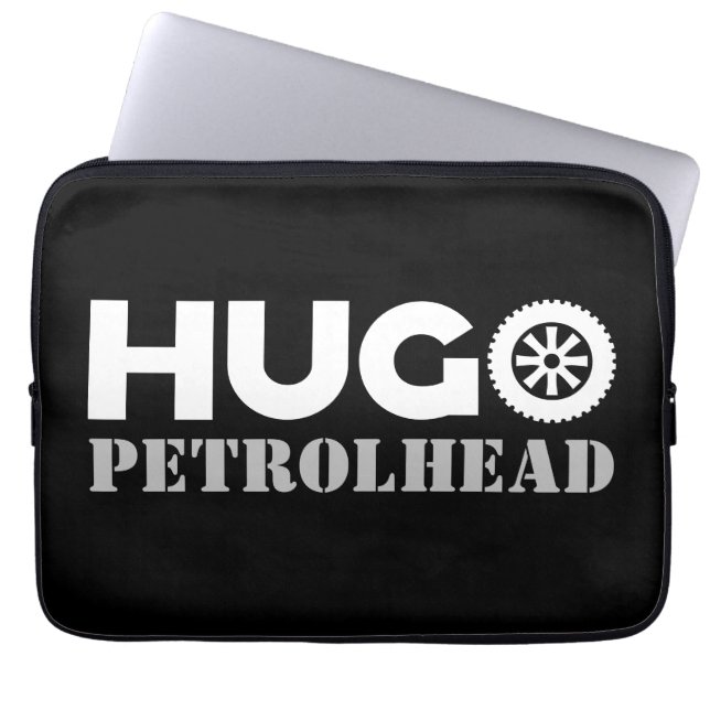 Hugo Petrol Head Laptop Sleeve (Front)
