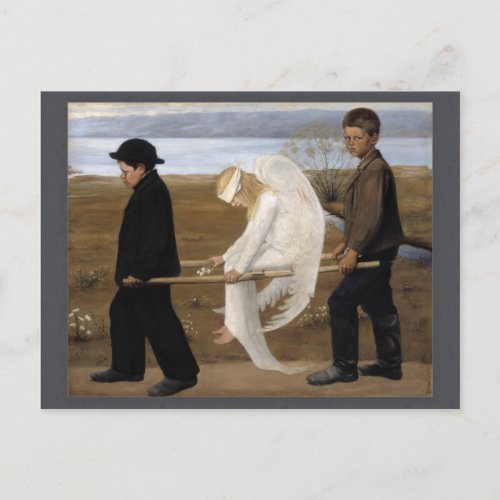 Hugo Simberg Wounded Angel CC0021 Postcard