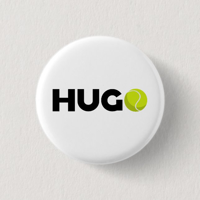Hugo Tennis Button (Front)