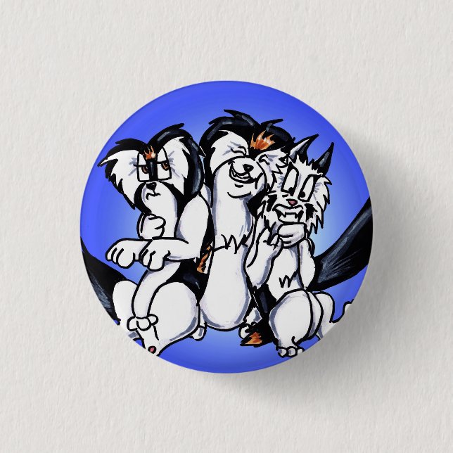 Hugs all around! button (Front)