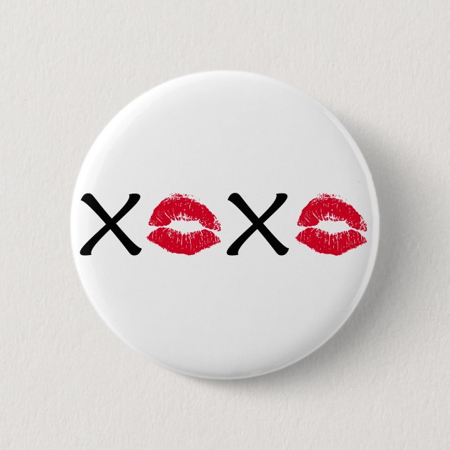 Hugs and Kisses Button (Front)