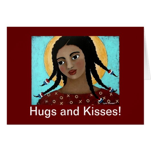 Hugs and Kisses! Cards (Front Horizontal)