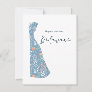 Hugs and Kisses from Delaware Holiday Card