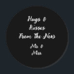 Hugs and Kisses from the news Wedding Stickers gif Hershey®'s Kisses®<br><div class="desc">Hugs and Kisses from the news Wedding Stickers Labels For Bridal Shower</div>