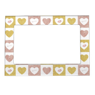 Hugs and kisses  magnetic frame