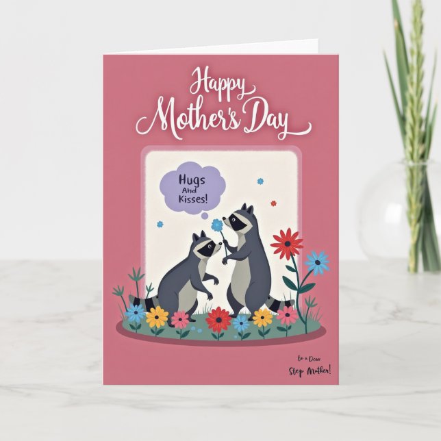 Hugs And Kisses Mothers Day Card (Front)