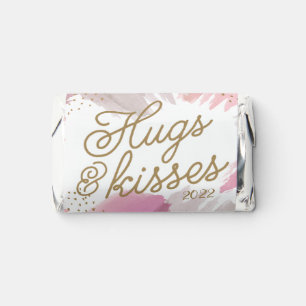 Hugs and Kisses Plus Back Photo Valentine Hershey's Miniatures