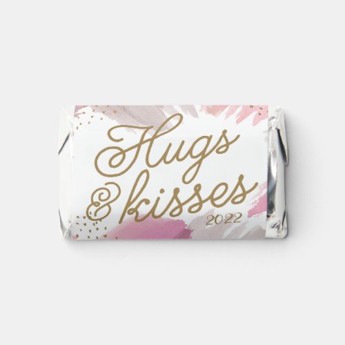 Hugs and Kisses Plus Back Photo Valentine Hersheys Miniatures