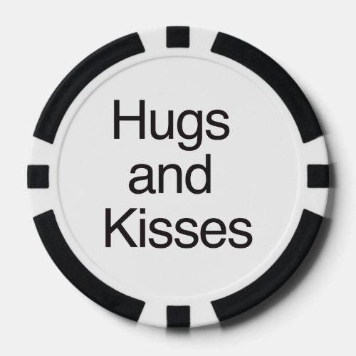 Hugs and Kisses Poker Chips