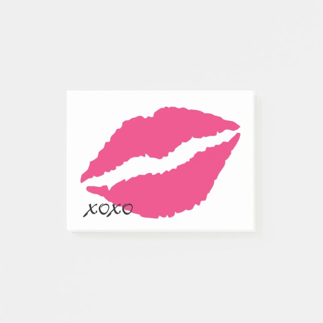 Hugs and Kisses Post-Its Post-it Notes (Front)