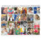 Hugs and Kisses Rustic Family Photo Collage