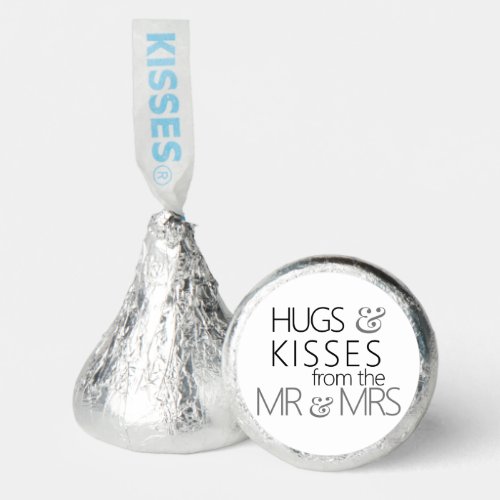 Hugs and Kisses Sticker Hersheys Candy Favors