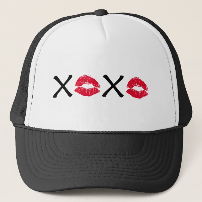 Hugs and Kisses Trucker Hat (Front)