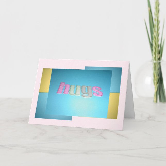 Hugs Birthday Card (Front)