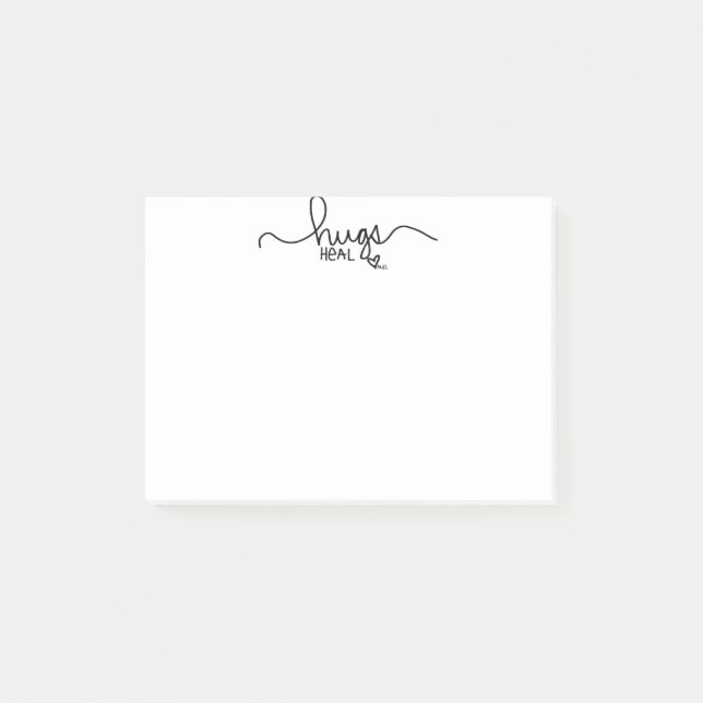 Hugs Heal 4x6 Notes (Front)