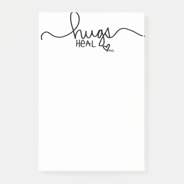 Hugs Heal Notes (Front)