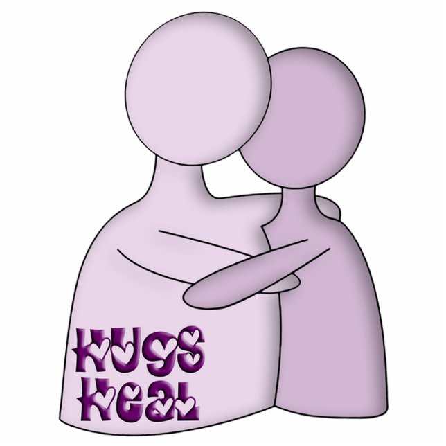 Hugs Heal Symbol Purple Statuette (Front)