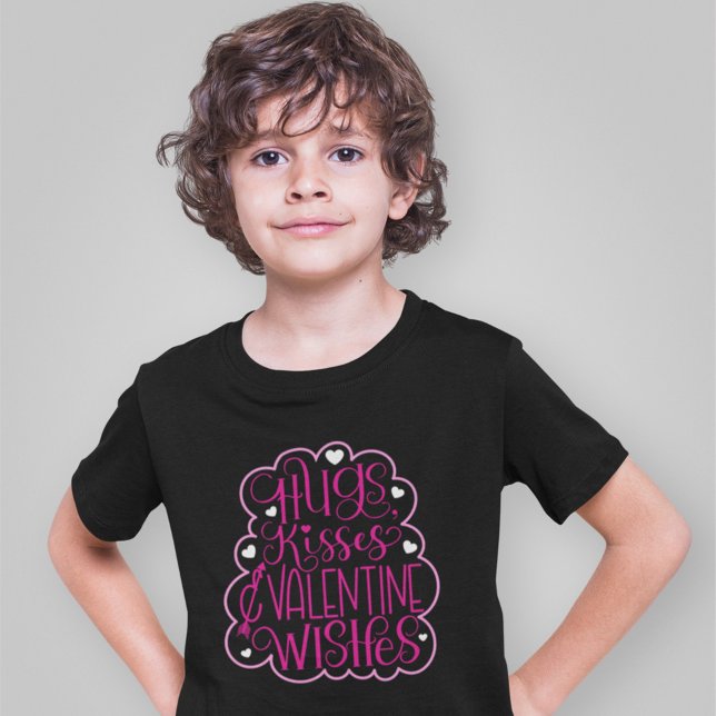Hugs, kisses and Valentine Wishes, Hearts, Love   T-Shirt (Creator Uploaded)