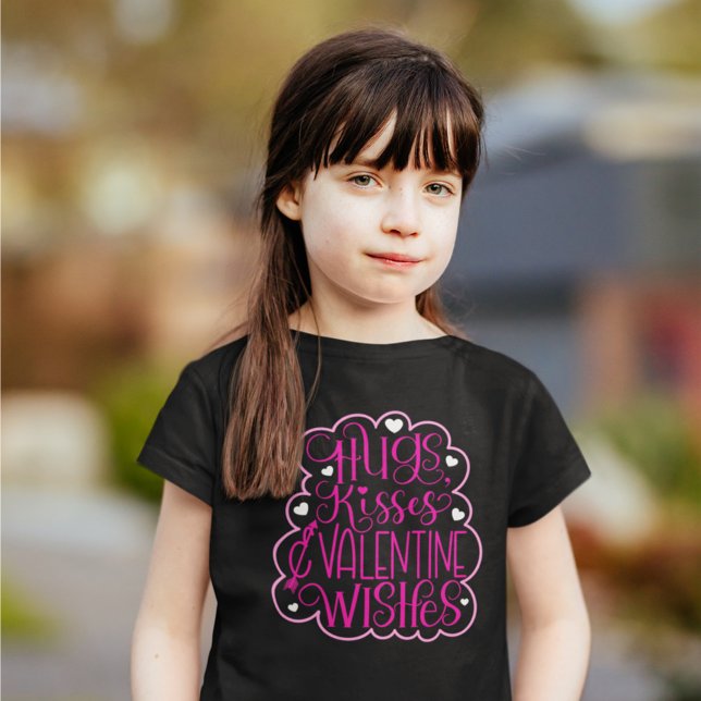 Hugs, kisses and Valentine Wishes, Hearts, Love    T-Shirt (Creator Uploaded)