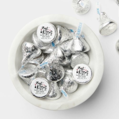 Hugs  Kisses  Baby Shower Favor