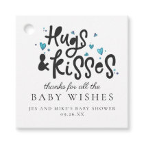 Hugs & Kisses | Baby Shower Favor Tag