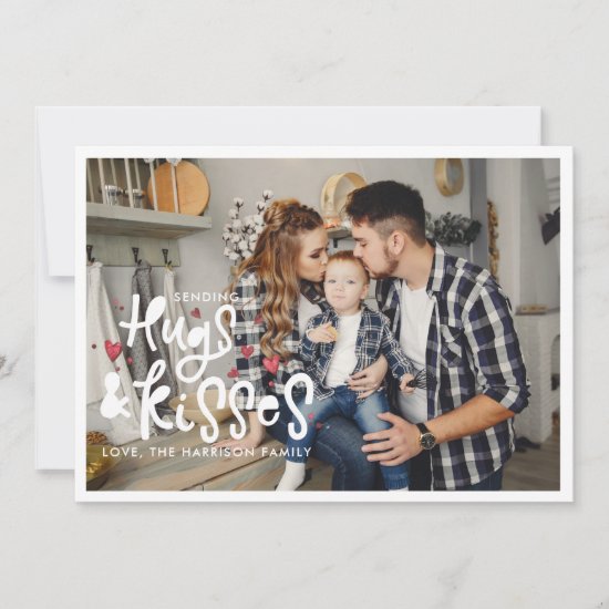 Hugs & Kisses | Handwritten Photo Collage