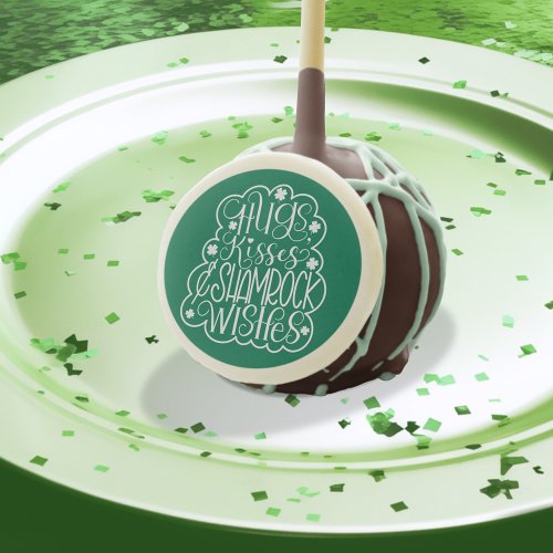 Hugs Kisses  Shamrock Wishes St Patricks Day  Cake Pops